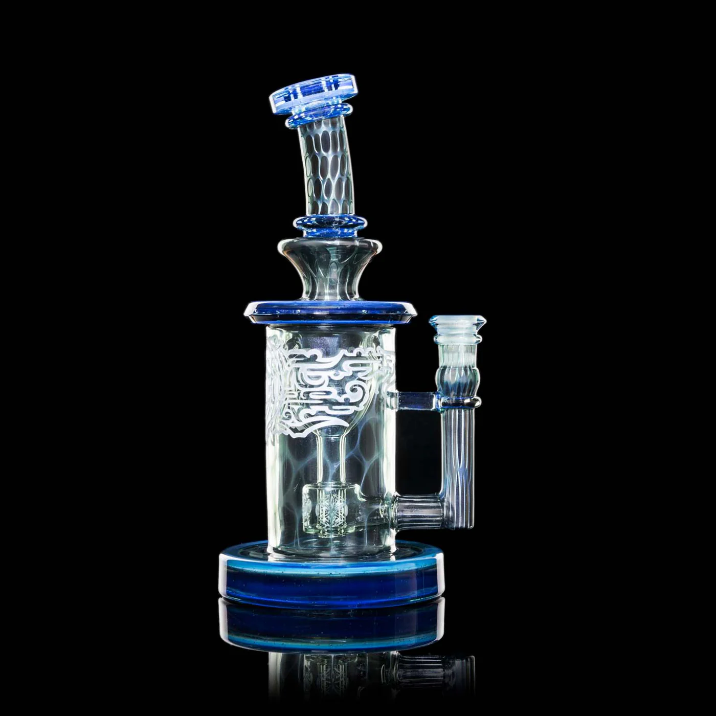 Mothership Glass Honey Chrome Mini Torus